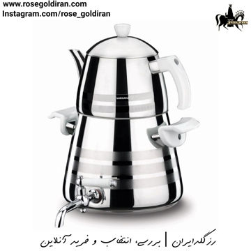 کتری قوری شیردار کرکماز مدل استا مگا (1+3 لیتر)