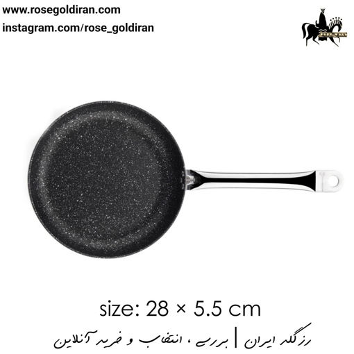 تابه تک دسته نچسب کرکماز مدل پرولاین گسترو سایز 28سانتی متر