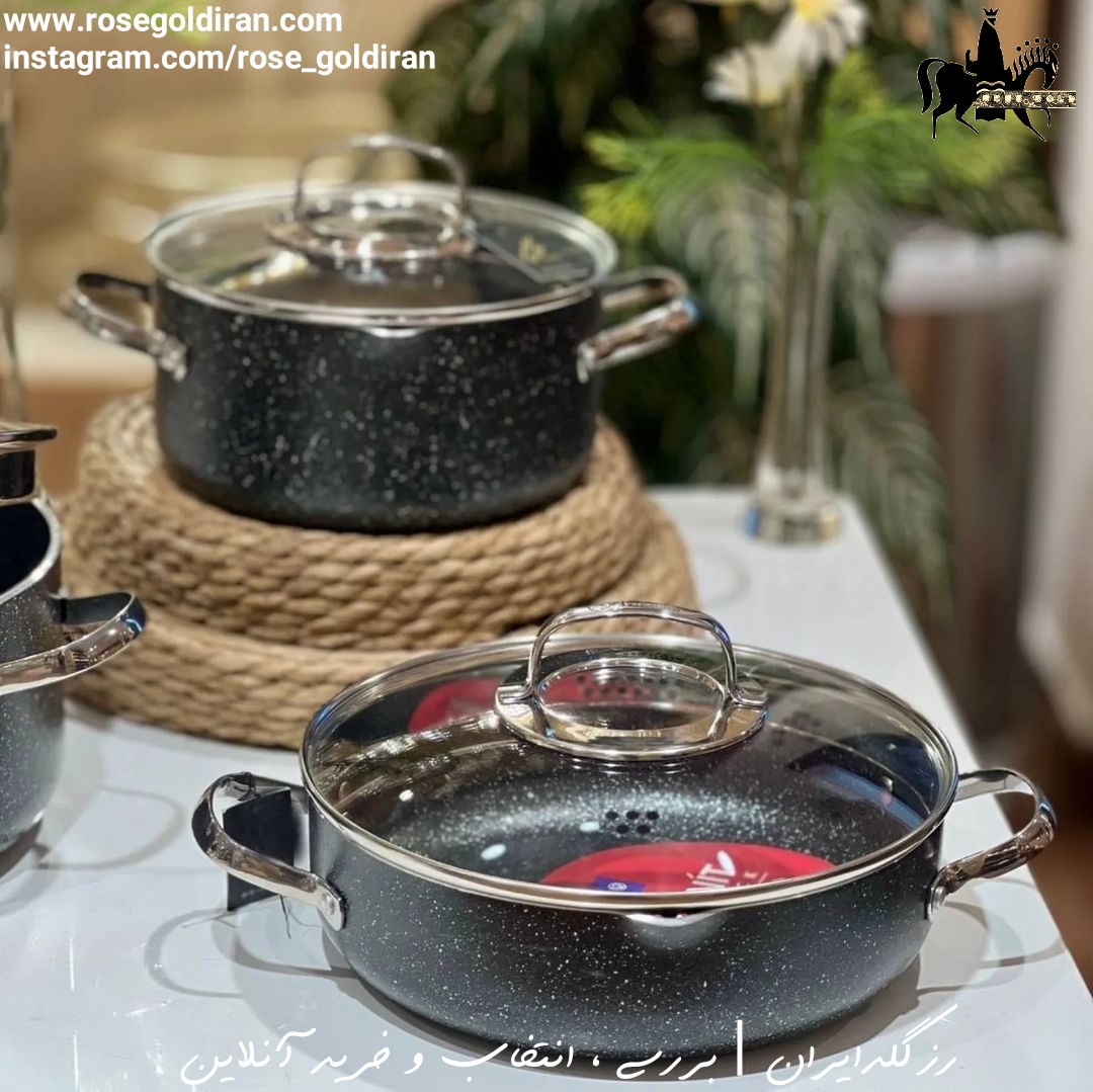 سرویس 7 پارچه نچسب کرکماز مدل گلکسی (مشکی)