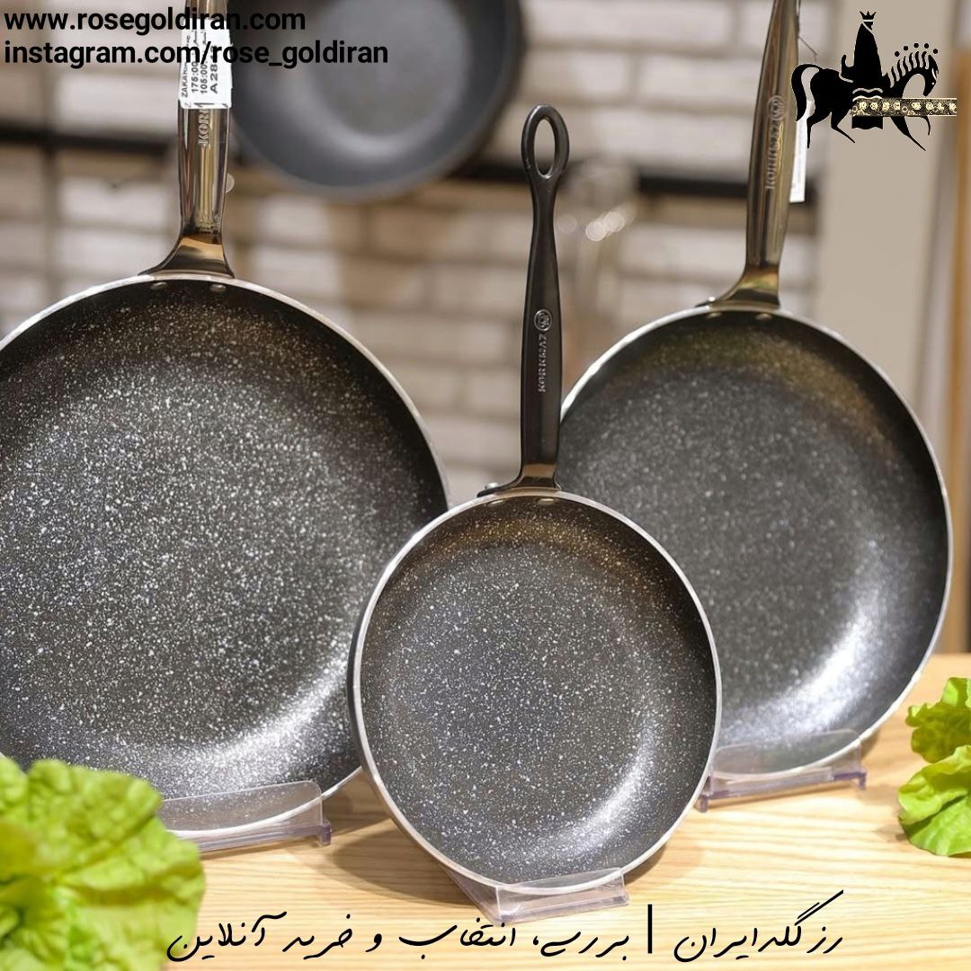 تابه تک دسته نچسب کرکماز مدل پروشف سایز 30 سانتی متر (اینداکشن)
