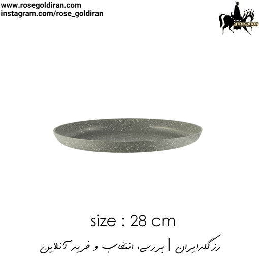 سینی فر پیتزا سایز 28 نچسب ریوالد (طوسی)