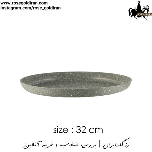 سینی فر پیتزا سایز 32 نچسب ریوالد (طوسی)