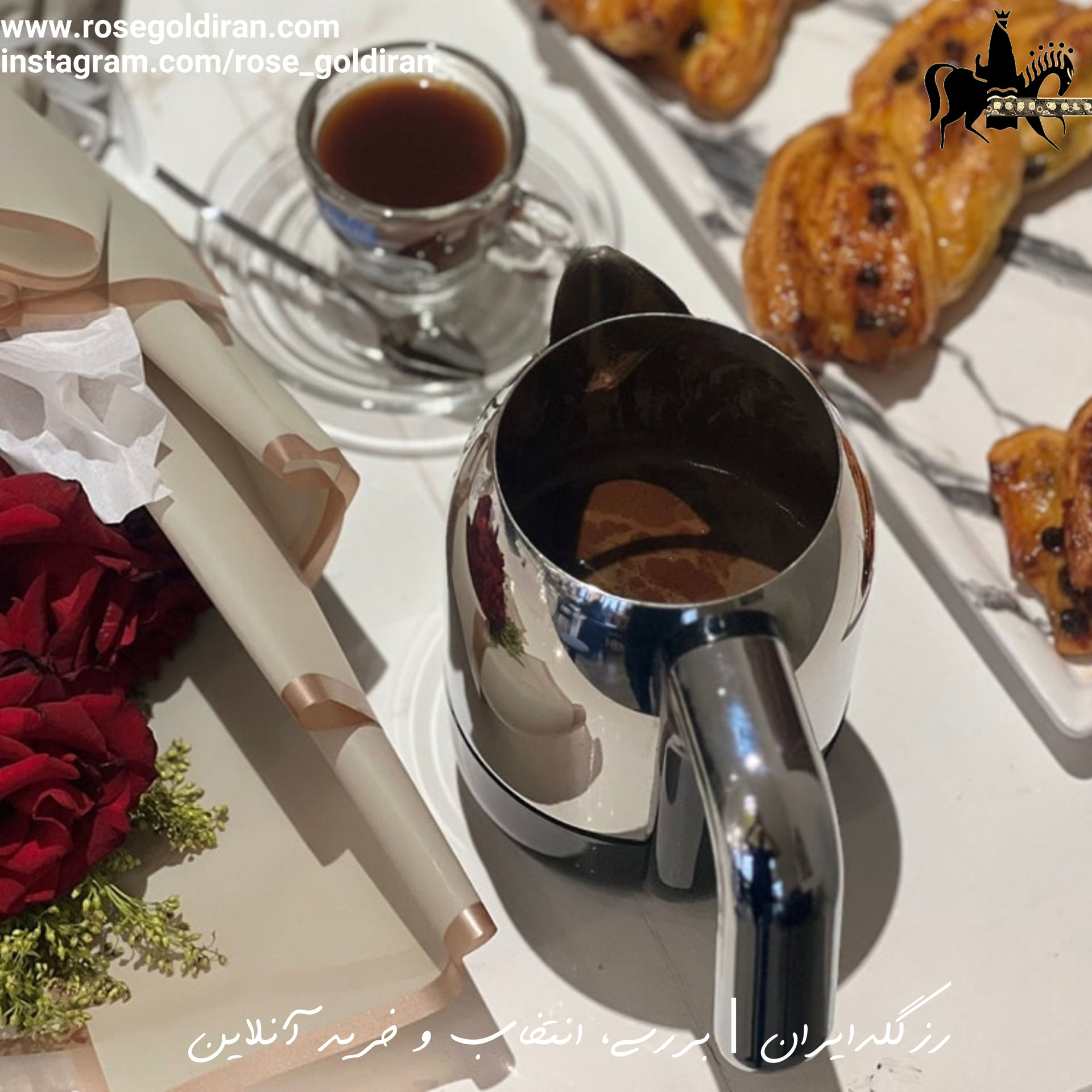 قهوه ساز مخزن دار آکوآ  کرکماز (700 وات - مشکی/کروم)