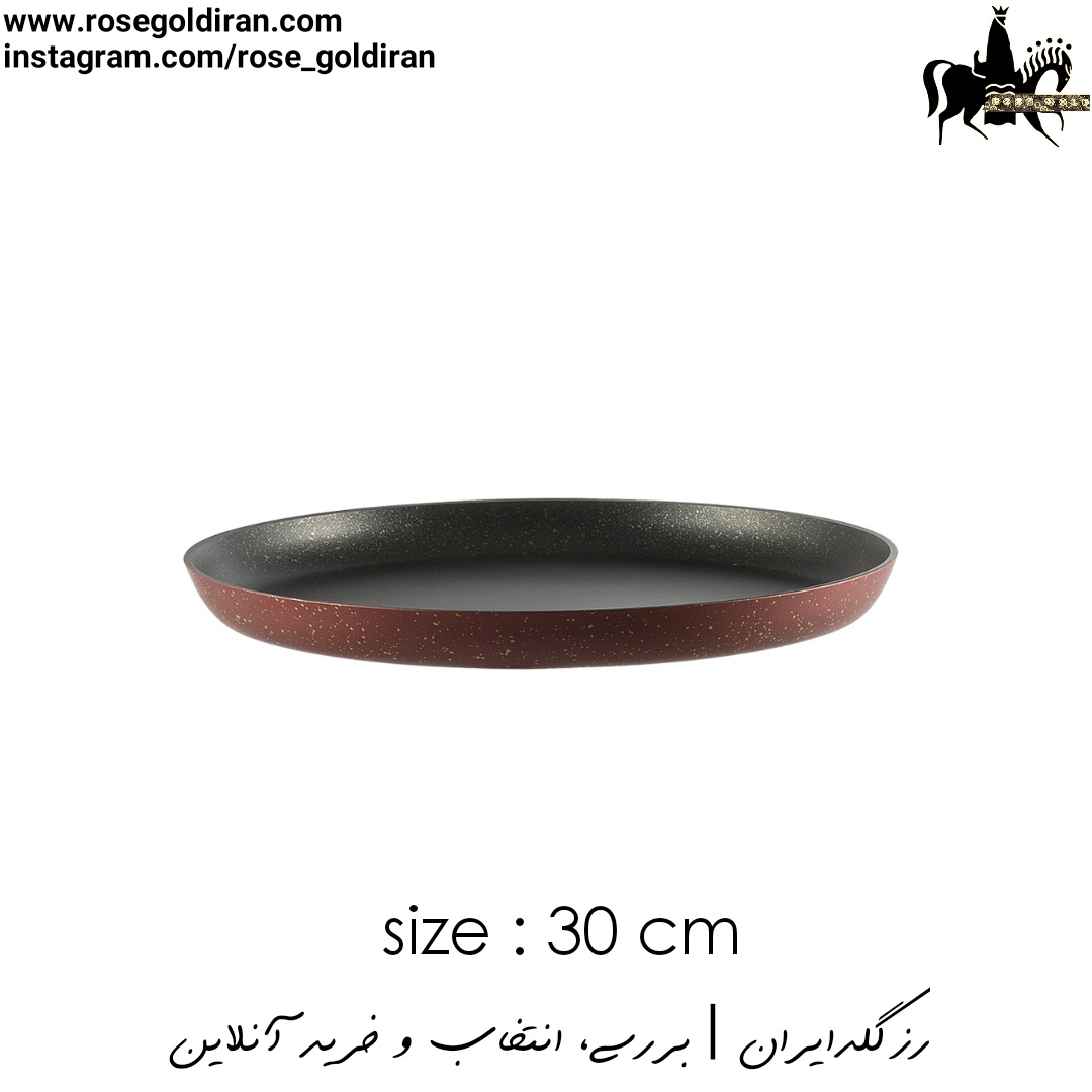 سینی فر پیتزا سایز 30 نچسب ریوالد (زرشکی)
