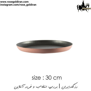 سینی فر پیتزا سایز 30 نچسب ریوالد (گلبهی)