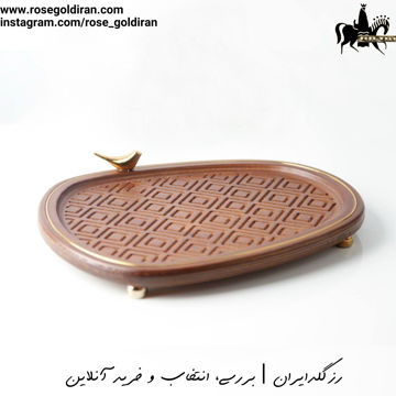 شیرینی خوری چوبی مثلثی طرح دایان