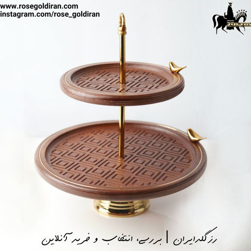 شیرینی خوری دو طبقه چوبی طرح دایان