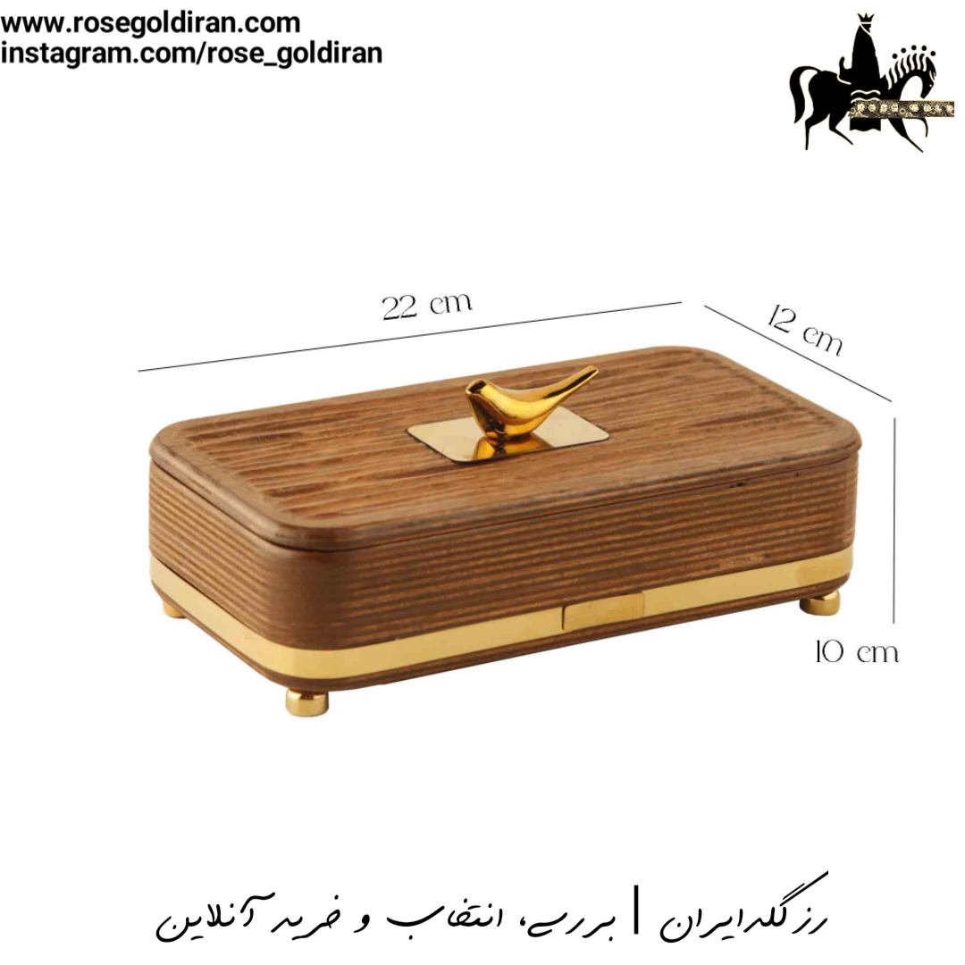 جای کارد و چنگال چوبی طرح دریا