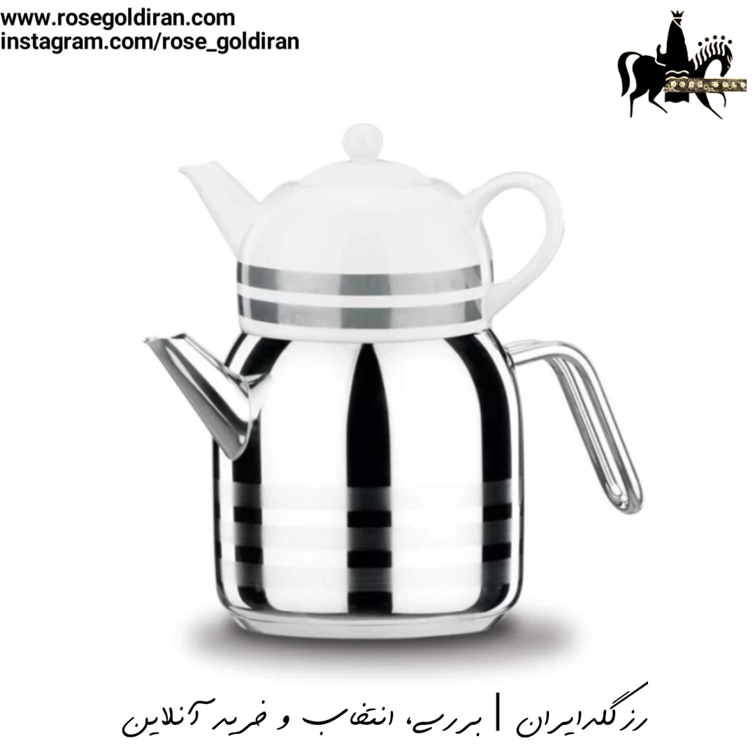 کتری قوری کرکماز مدل آسترا مگا - 3 لیتر -قوری چینی