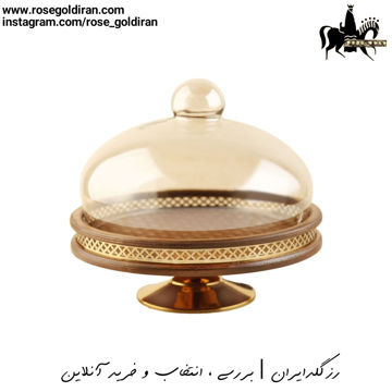 کیک خوری چوبی طرح خشتی