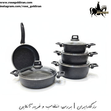 سرویس 9 پارچه نچسب سیوانا - مشکی 