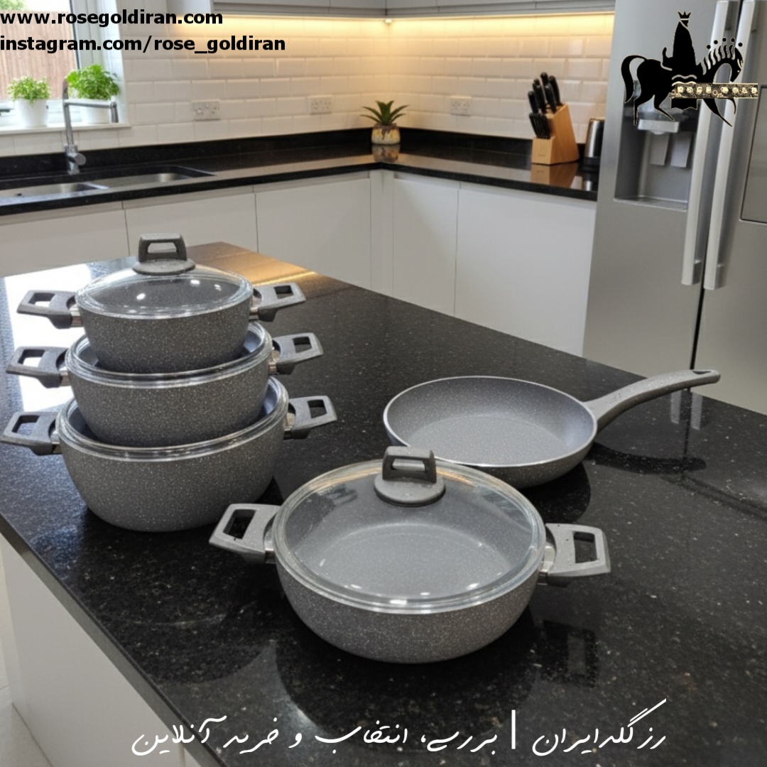 سرویس 9 پارچه نچسب سیوانا - طوسی