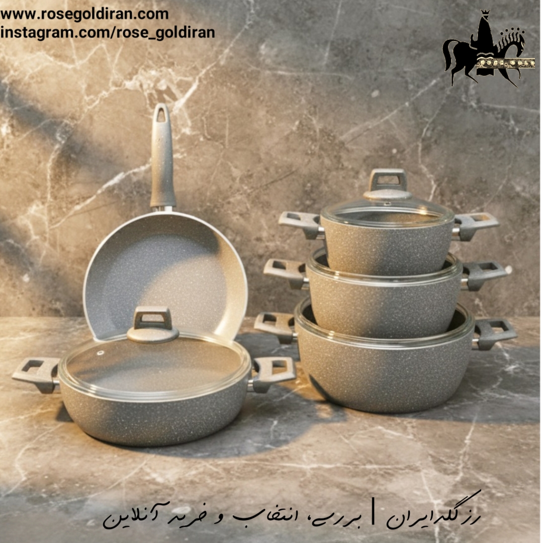 سرویس 9 پارچه نچسب سیوانا - طوسی