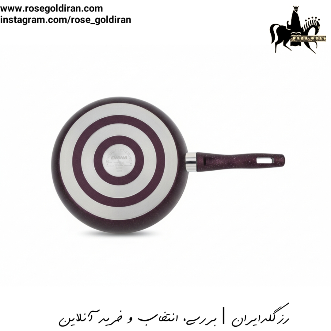 سرویس 9 پارچه نچسب سیوانا - بادمجانی