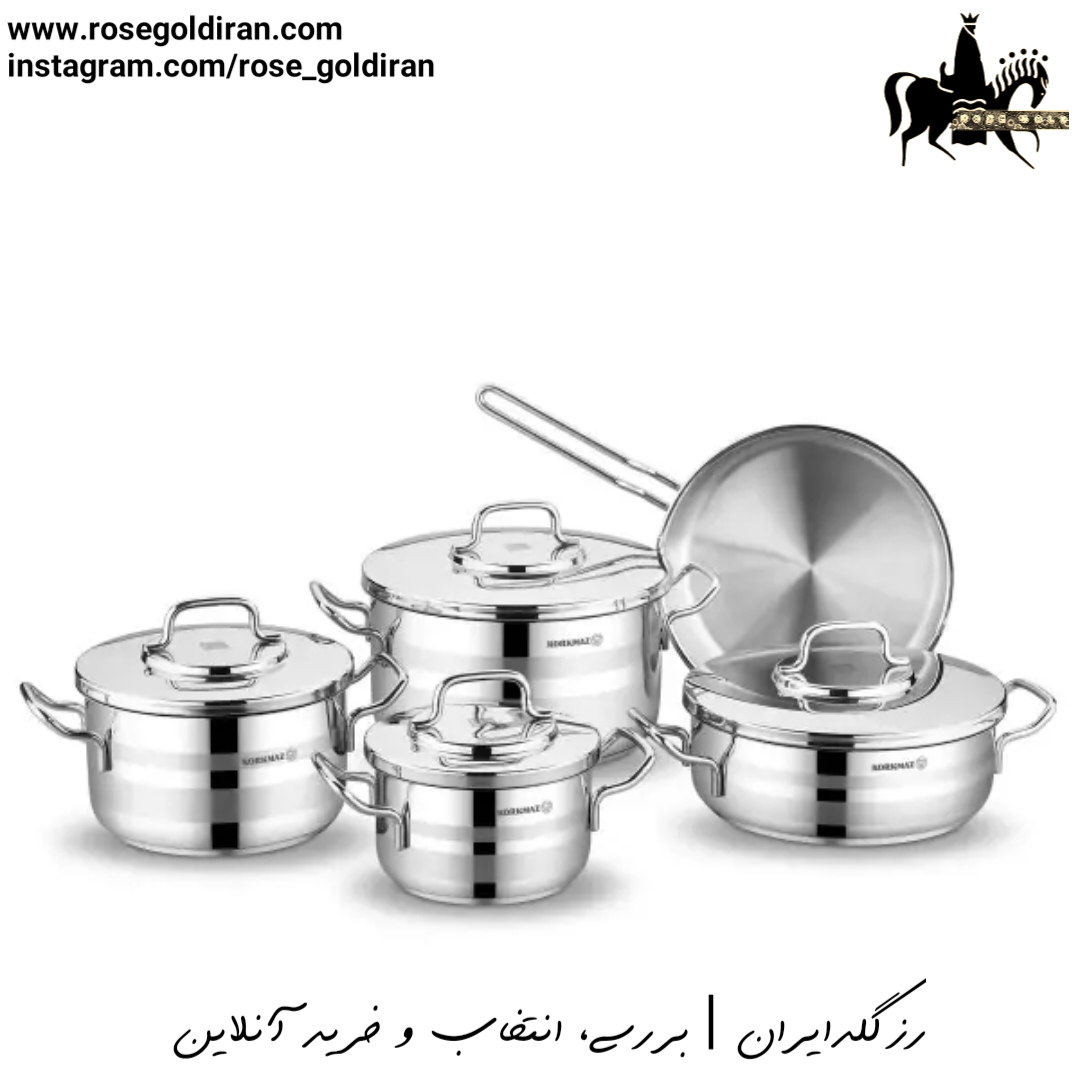 سرویس 9 پارچه استیل کرکماز مدل آسترا 2