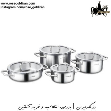 سرویس 8 پارچه استیل کرکماز مدل آئورا