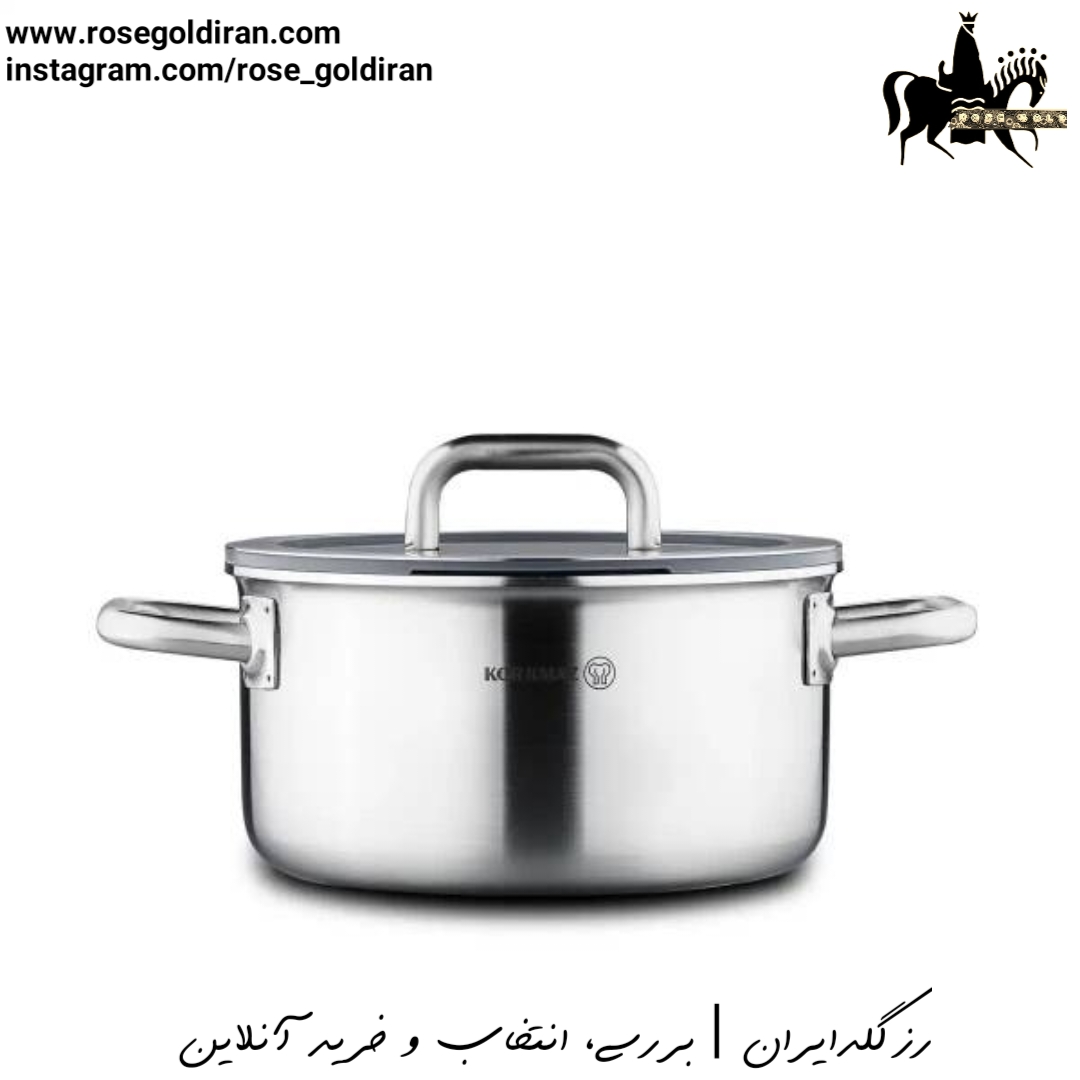 سرویس 8 پارچه استیل کرکماز مدل آئورا