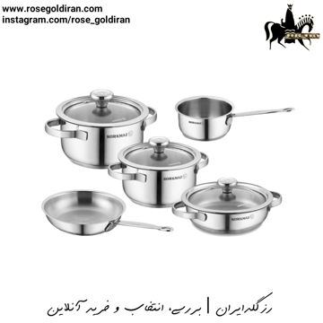 سرویس 8 پارچه کودک استیل کرکماز مدل مینیکا
