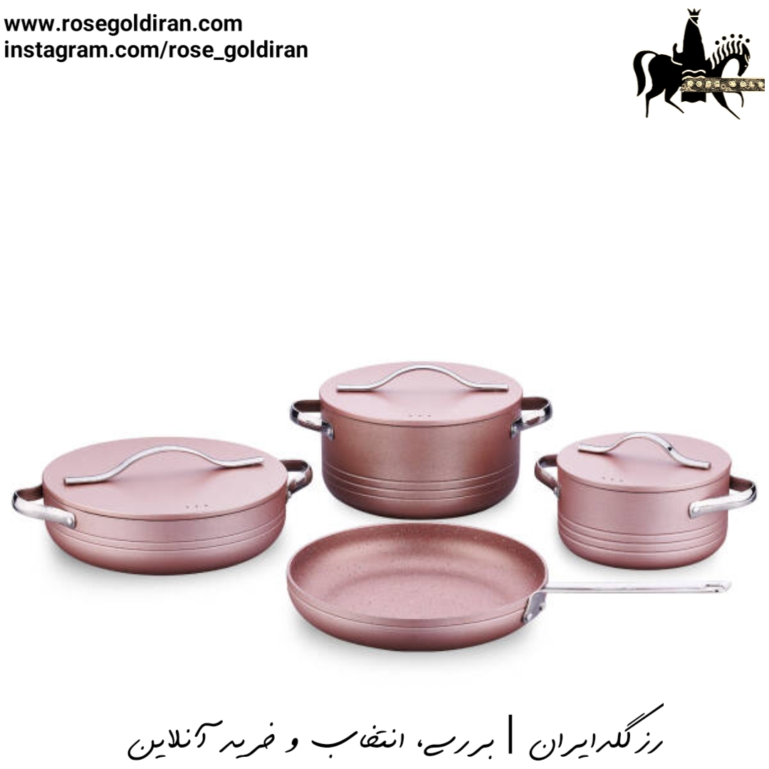 سرویس 7 پارچه نچسب کرکماز مدل لینیا پلاس (رزگلد)