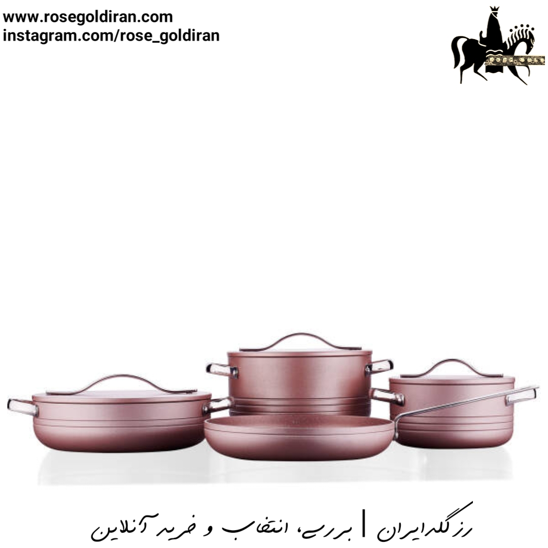 سرویس 7 پارچه نچسب کرکماز مدل لینیا پلاس (رزگلد)