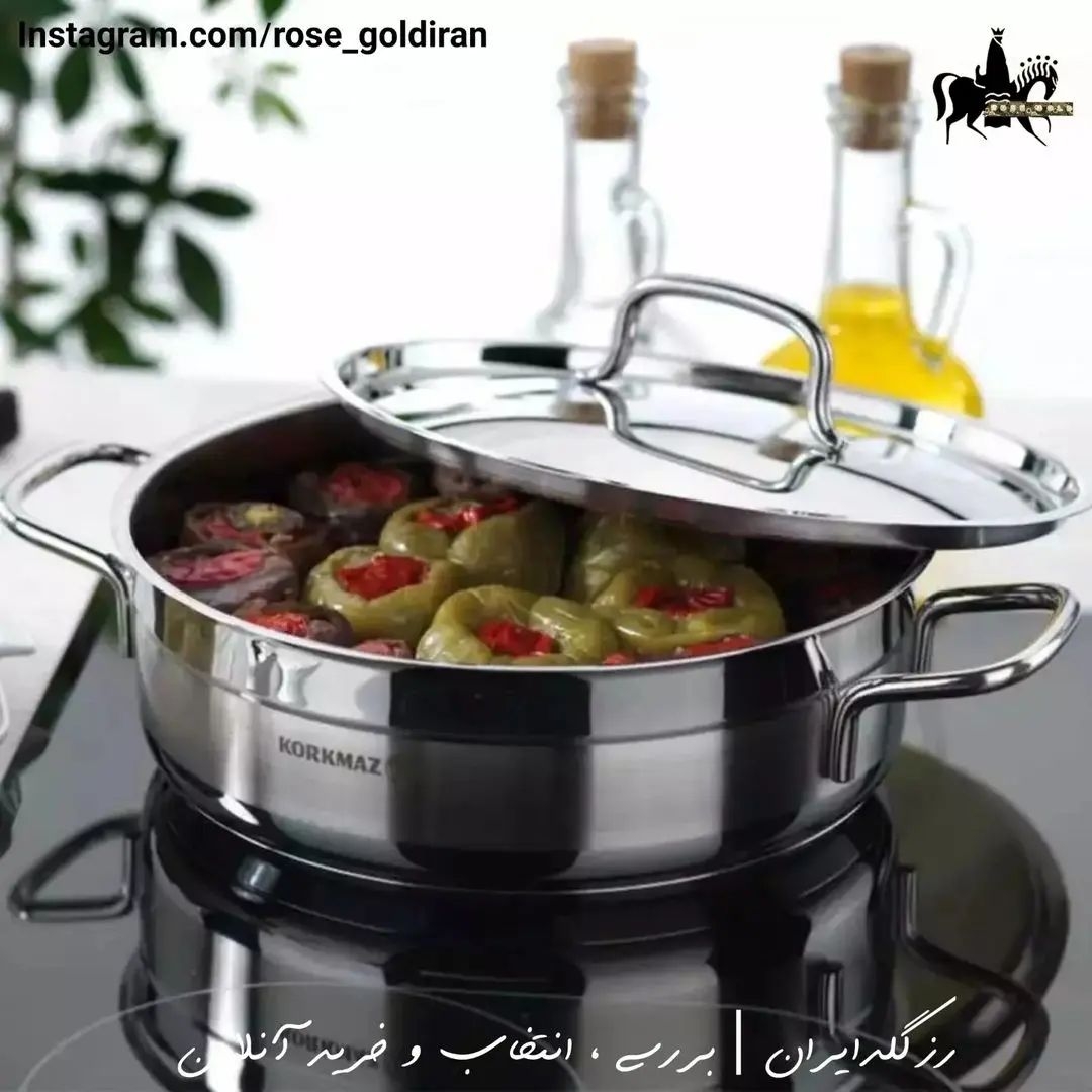 سرویس 7 پارچه استیل کرکماز مدل آلفارون
