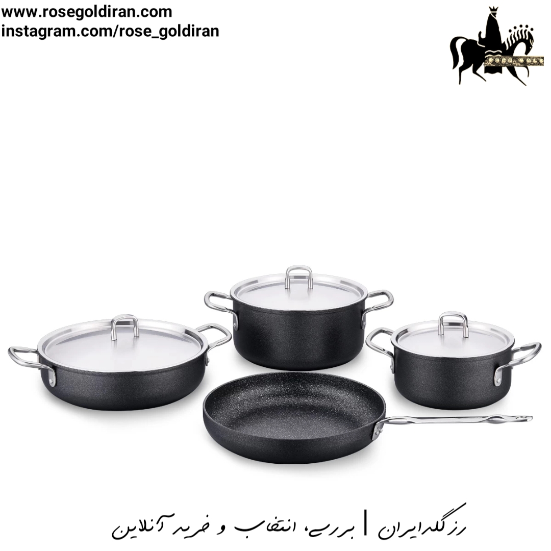 سرویس 7 پارچه نچسب کرکماز مدل دوریا (مشکی)