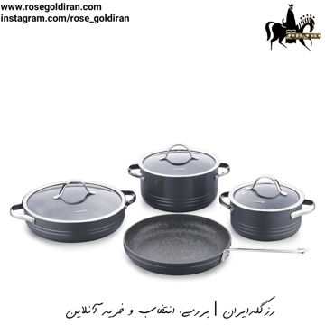 سرویس 7 پارچه نچسب کرکماز مدل لینیا (کیهانی)