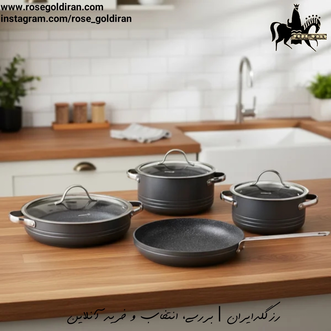 سرویس 7 پارچه نچسب کرکماز مدل لینیا (کیهانی)