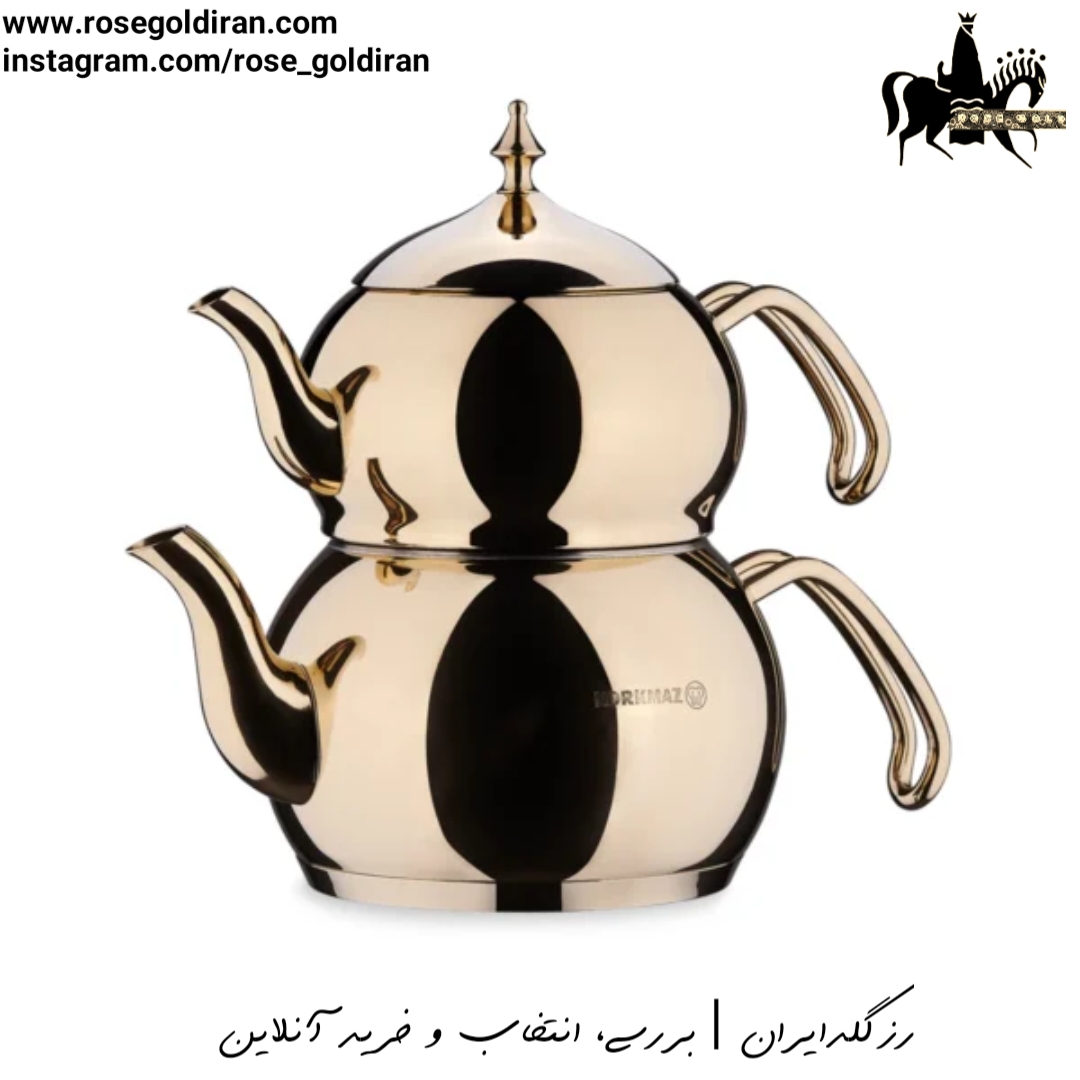 کتری قوری کرکماز مدل هاندان - 2 لیتر (طلایی)