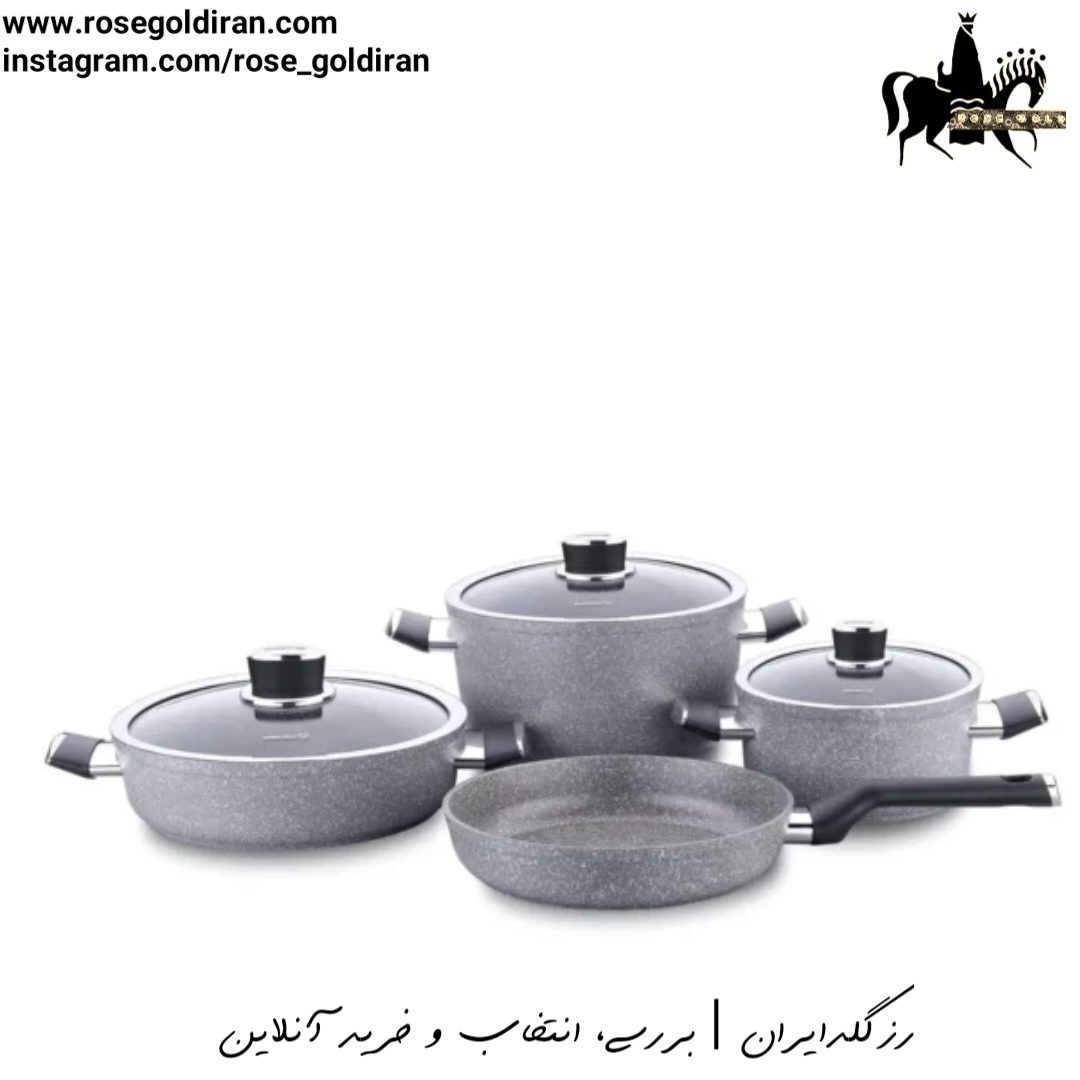 سرویس 7 پارچه نچسب کرکماز مدل پالما (طوسی)