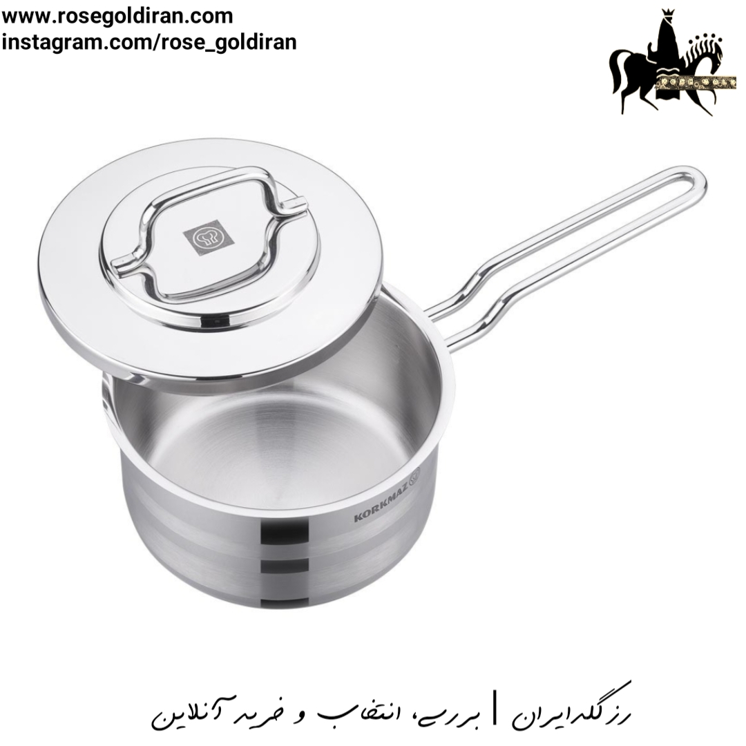 روغن داغ کن درب دار سایز 16 استیل کرکماز مدل آسترا2
