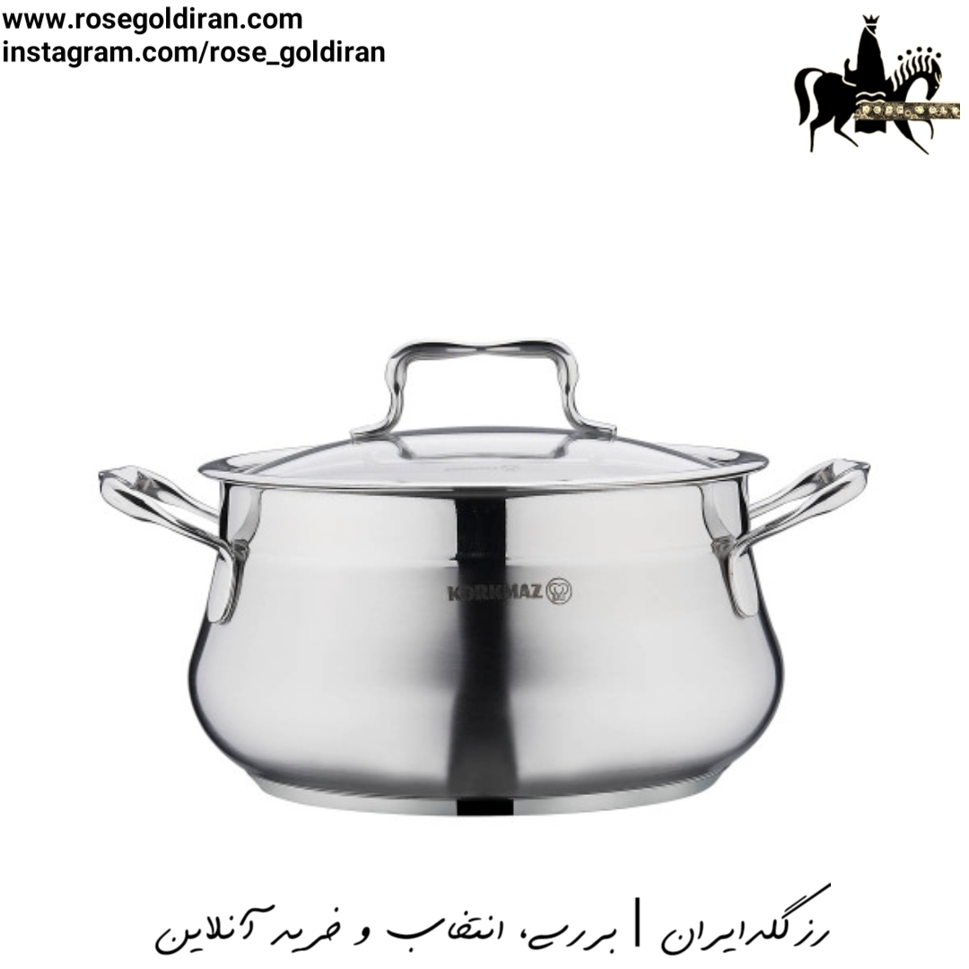 سرویس 9 پارچه استیل کرکماز مدل ایستیما