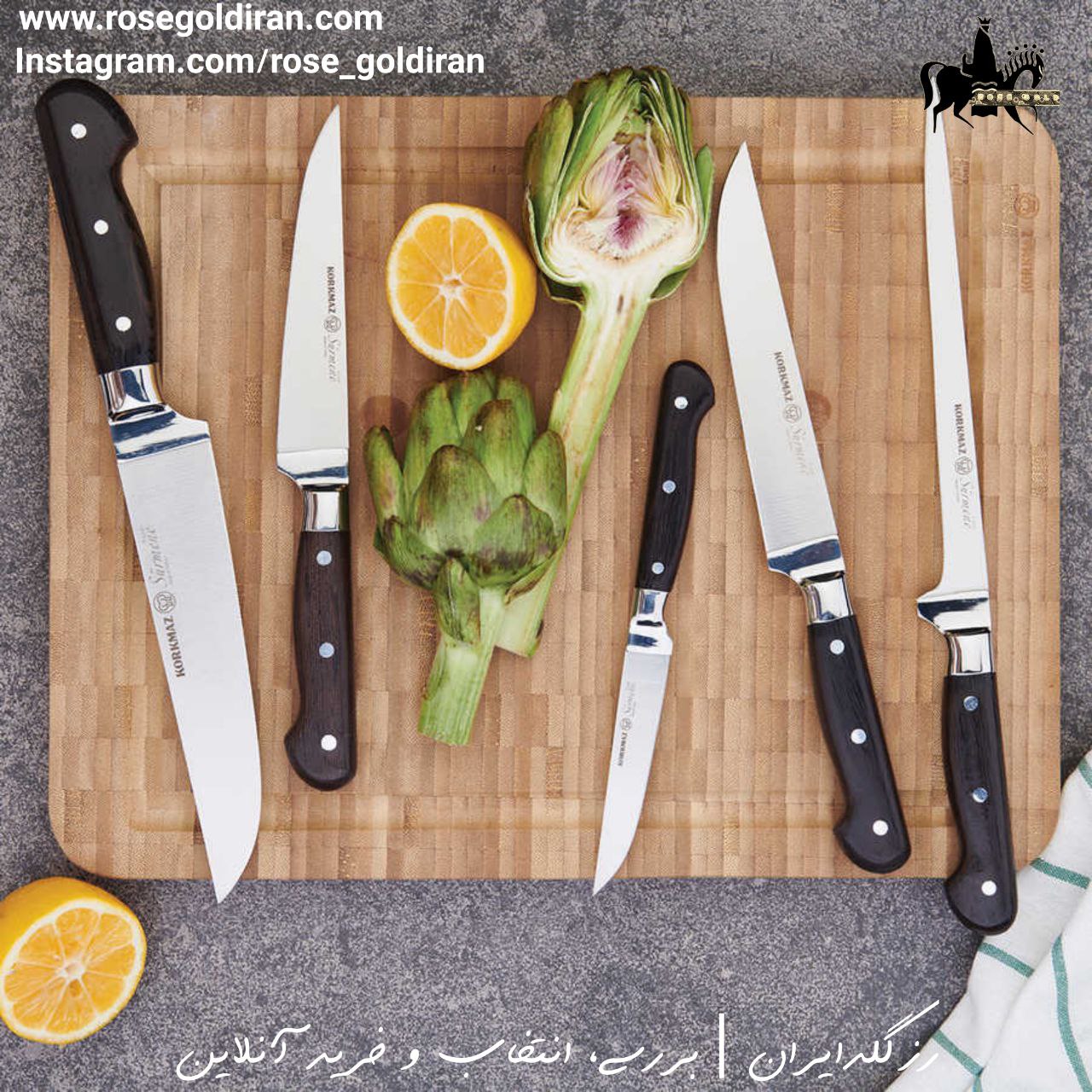 کارد سرآشپز سانتوکو کرکماز مدل سورمنه (17 سانتی متر)