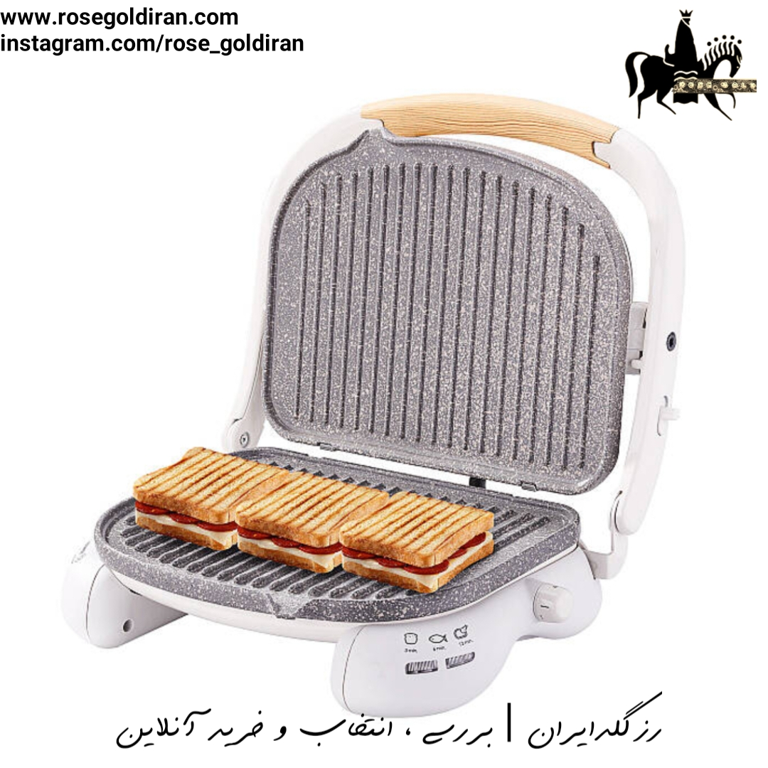 ساندویچ ساز کرکماز مدل کاسترون (وانیلی/دسته چوب)