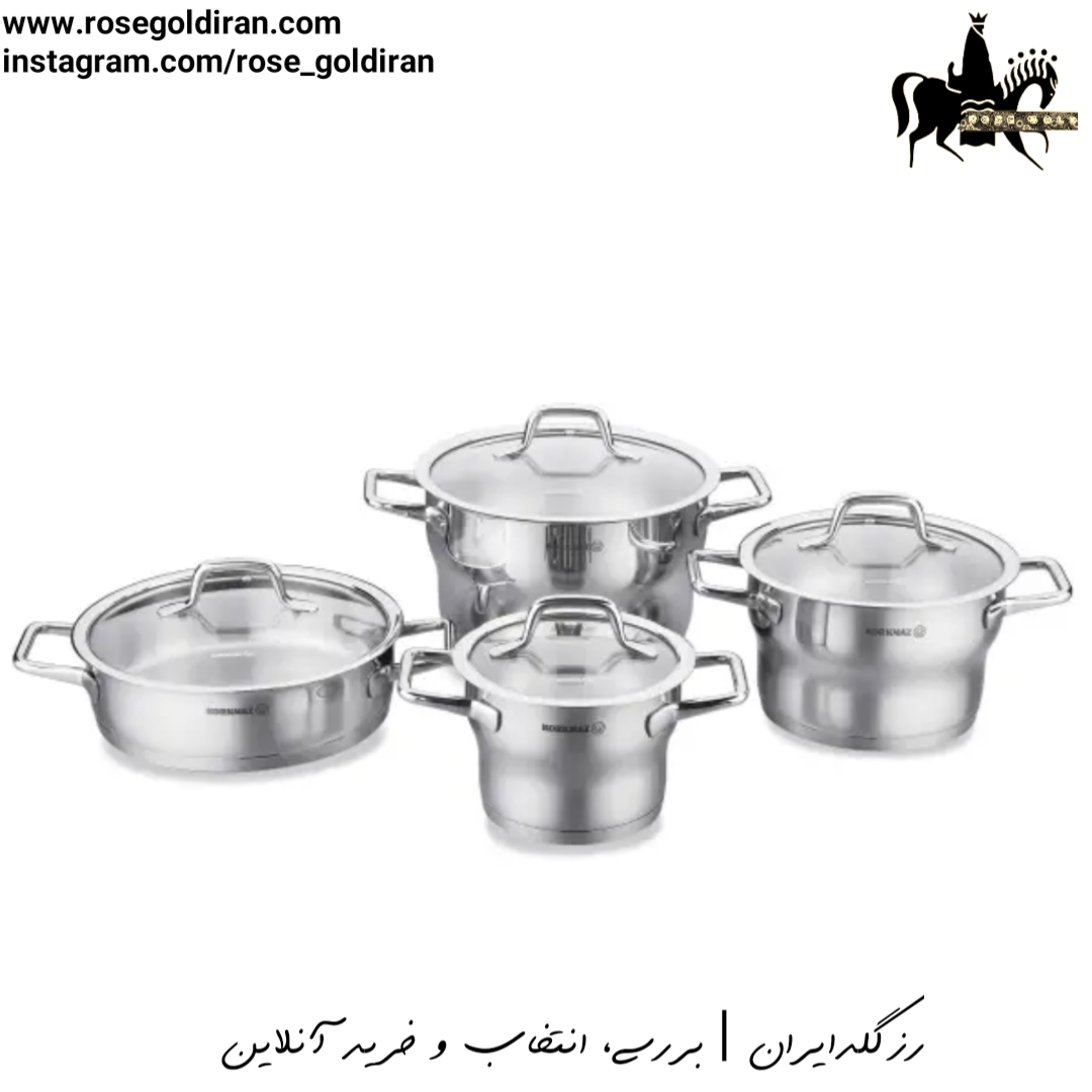 سرویس 8 پارچه استیل کرکماز مدل فستیوا
