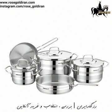 سرویس 8 پارچه استیل کرکماز مدل آسترون