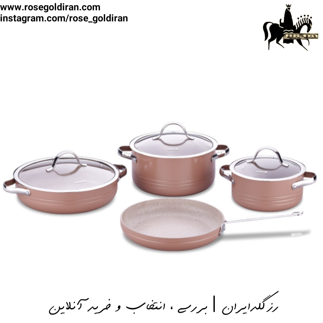سرویس 7 پارچه نچسب کرکماز مدل لینیا (موکا)