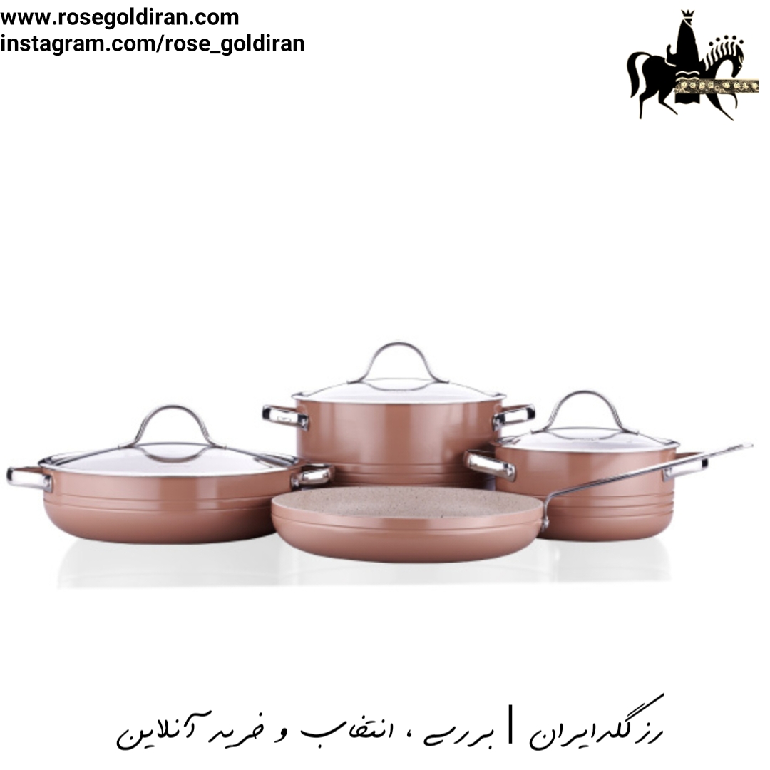 سرویس 7 پارچه نچسب کرکماز مدل لینیا (موکا)