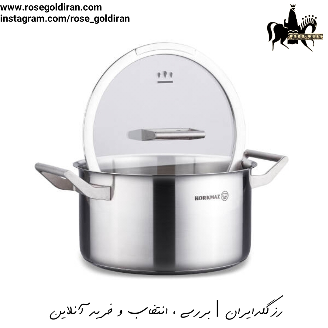 سرویس 8 پارچه استیل کرکماز مدل پلاتا