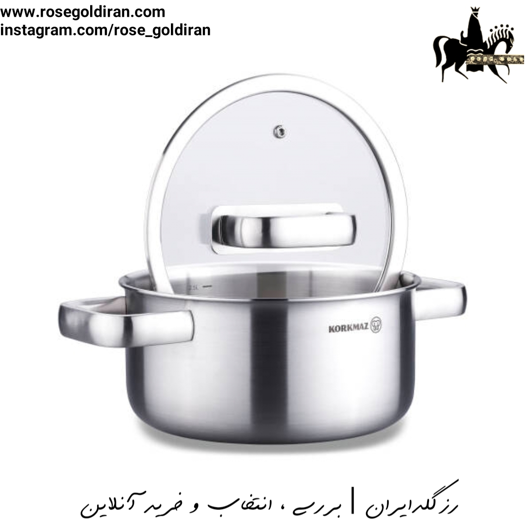 سرویس 8 پارچه استیل لیزری کرکماز مدل سیلورا