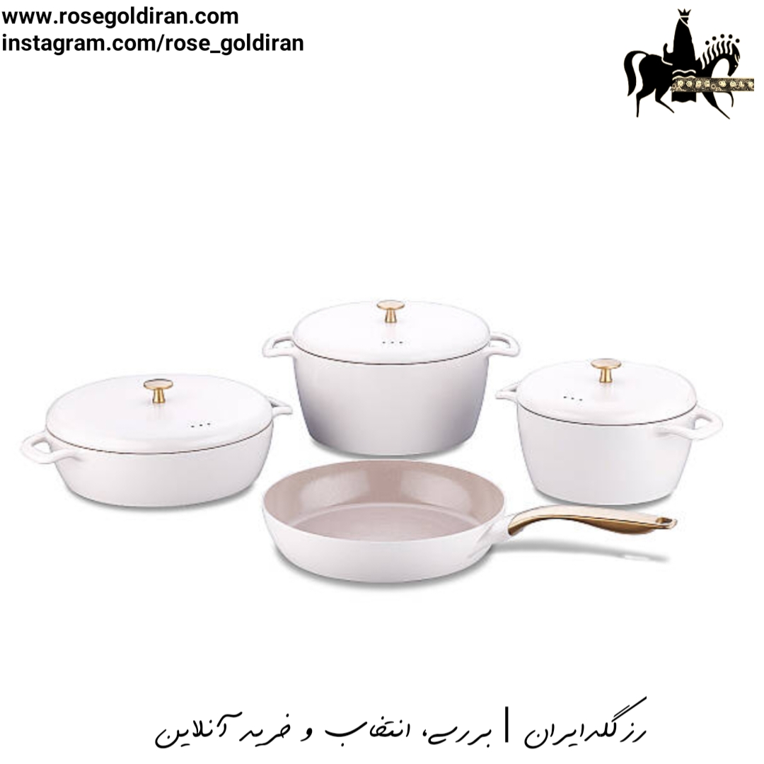 سرویس 7 پارچه نچسب کرکماز مدل گوستو (وانیلی)
