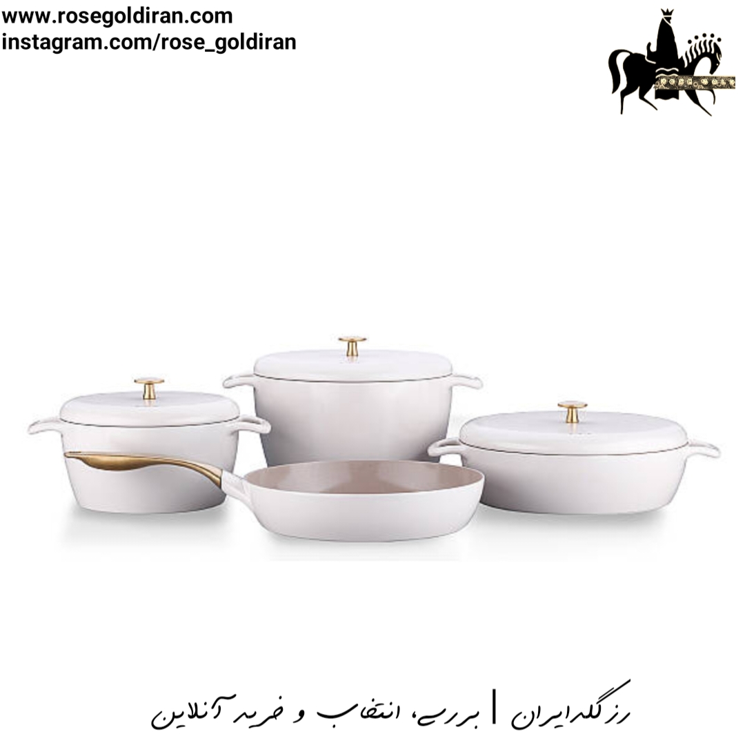 سرویس 7 پارچه نچسب کرکماز مدل گوستو (وانیلی)