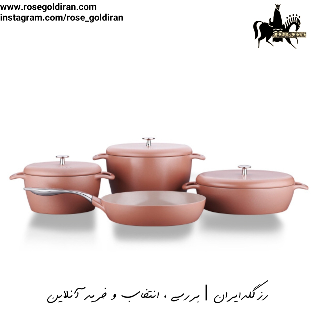 سرویس 7 پارچه نچسب کرکماز مدل گوستو (موکا)