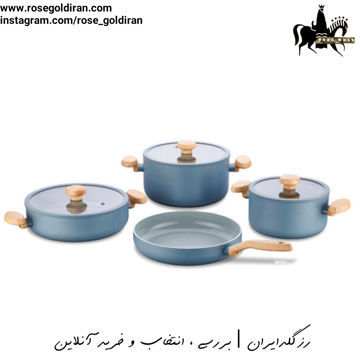 سرویس 7 پارچه نچسب کرکماز مدل میا سرا (نعنایی)