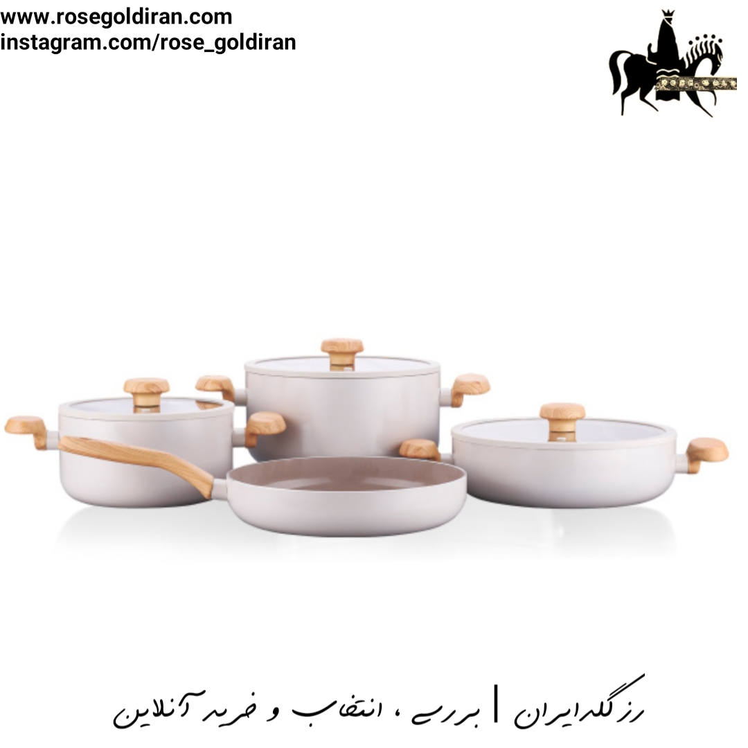 سرویس 7 پارچه نچسب کرکماز مدل میا سرا (وانیلی)