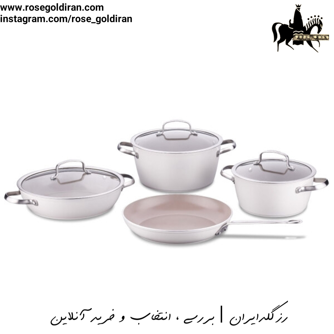 سرویس 7 پارچه نچسب کرکماز مدل نه آ (وانیلی)