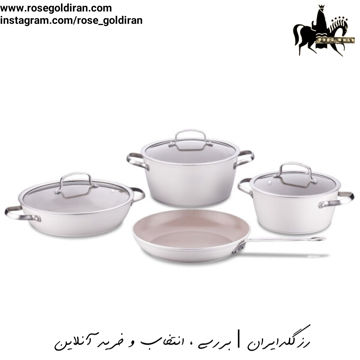 سرویس 7 پارچه نچسب کرکماز مدل نه آ (وانیلی)