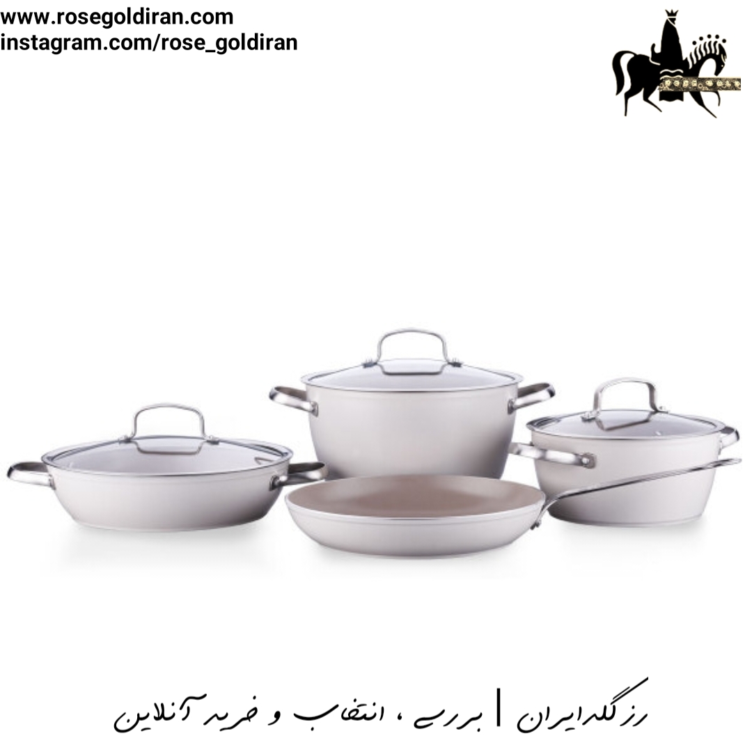سرویس 7 پارچه نچسب کرکماز مدل نه آ (وانیلی)
