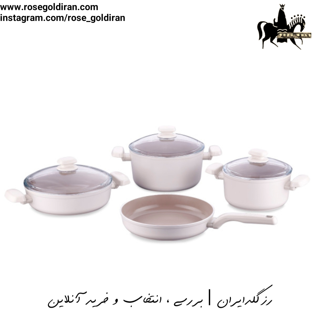 سرویس 7 پارچه نچسب کرکماز مدل ارنلا (وانیلی)