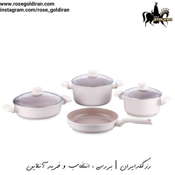 سرویس 7 پارچه نچسب کرکماز مدل ارنلا (وانیلی)
